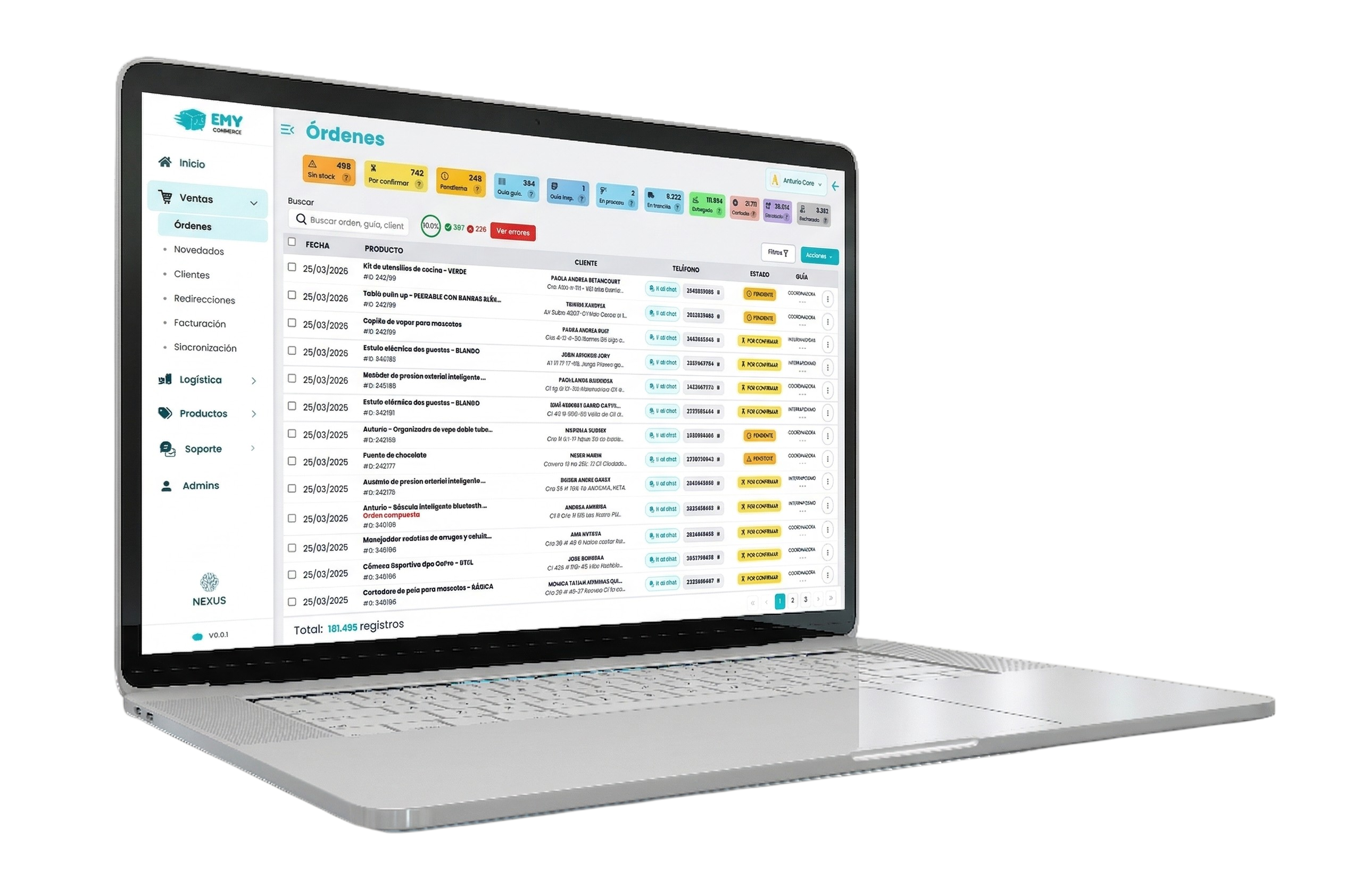 Emy Commerce plataforma